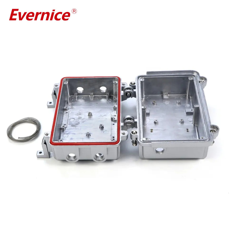 A-010 193*113*96MM Outdoor Waterproof CATV Amplifier Aluminum Enclosure Box Ethernet 5G Power Control Junction box Telecom Base Station Housing