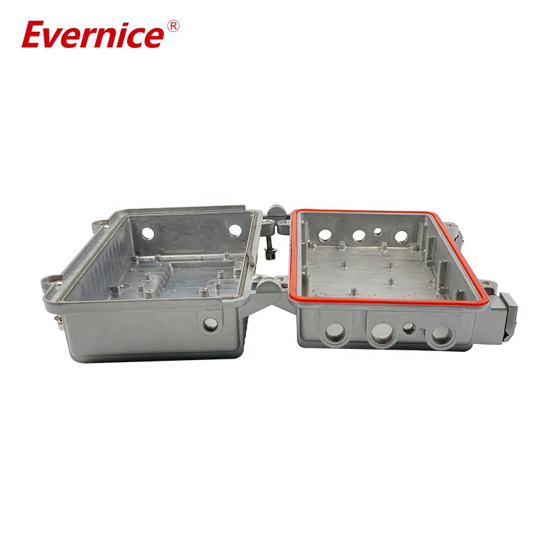 A-019C:257*147*95MM IP67 Outdoor Diecast aluminum enclosure amplifier CATV enclosure Junction box Base station signal housings casings