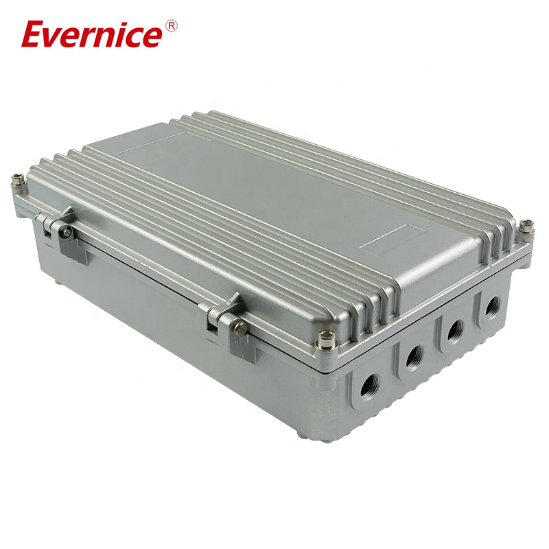 A-021A:304*184*78MM IP67 Outdoor Diecast aluminum enclosure amplifier CATV enclosure Junction box Base station signal housings casings