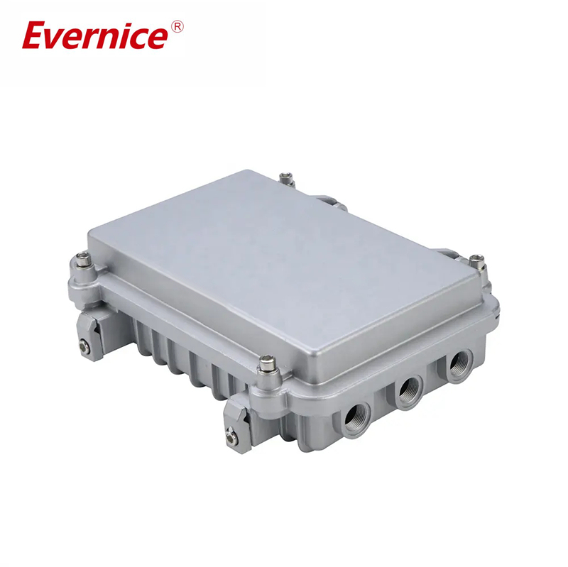 A-001B: 210*130*60MM Outdoor Waterproof CATV Amplifier Aluminum Enclosure Box Ethernet 3G 4G 5G Power Control Junction box Telecom Base Station Housing