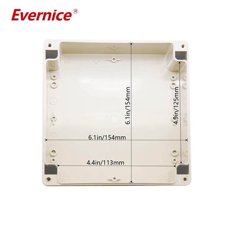 Clear Cover Plastic Enclosure Transparent electronics enclosure Junction box PCB electronic components box 160*160*90mm