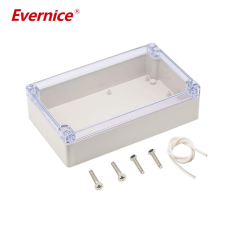 Clear Cover Plastic Enclosure Transparent electronics enclosure Junction box PCB electronic components box 200*120*56mm