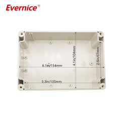 Clear Cover Plastic Enclosure Transparent electronics enclosure Junction box PCB electronic components box 160*110*90mm