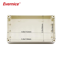 Clear Cover Plastic Enclosure Transparent electronics enclosure Junction box PCB electronic components box 158*90*60mm