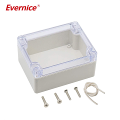 Clear Cover Plastic Enclosure Transparent electronics enclosure Junction box PCB electronic components box 115*90*55mm