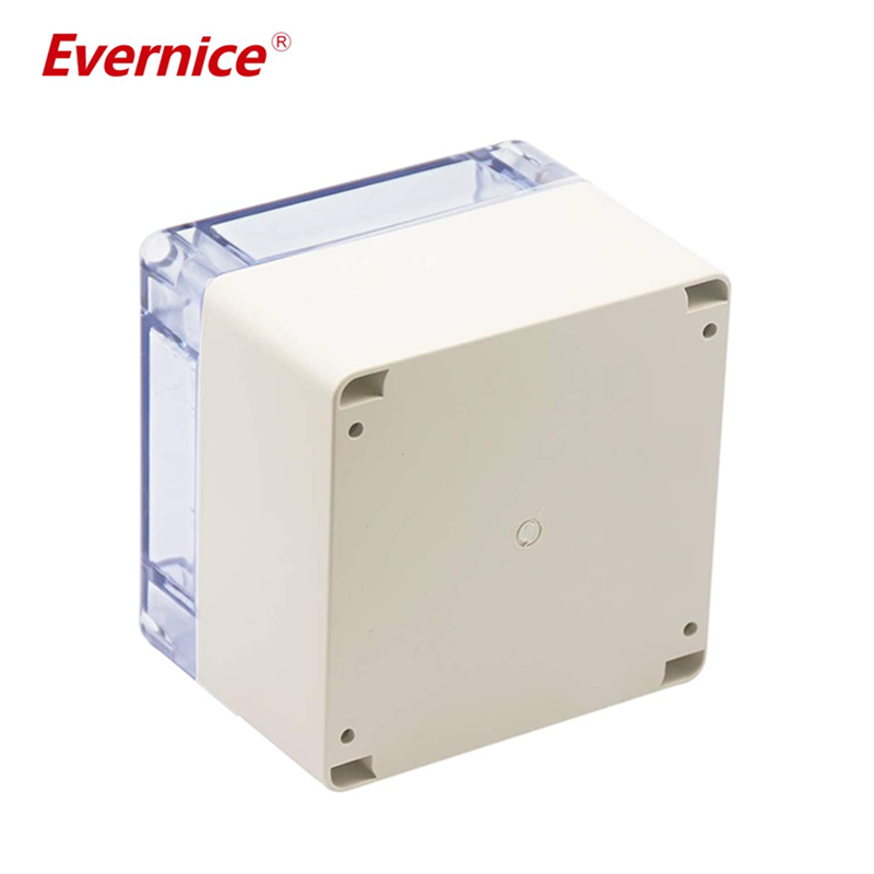 Clear Cover Plastic Enclosure Transparent electronics enclosure Junction box PCB electronic components box 120*120*90mm