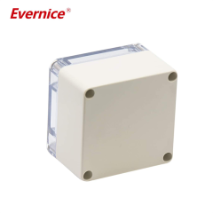 Clear Cover Plastic Enclosure Transparent electronics enclosure Junction box PCB electronic components box project box casings housings 83*81*56mm