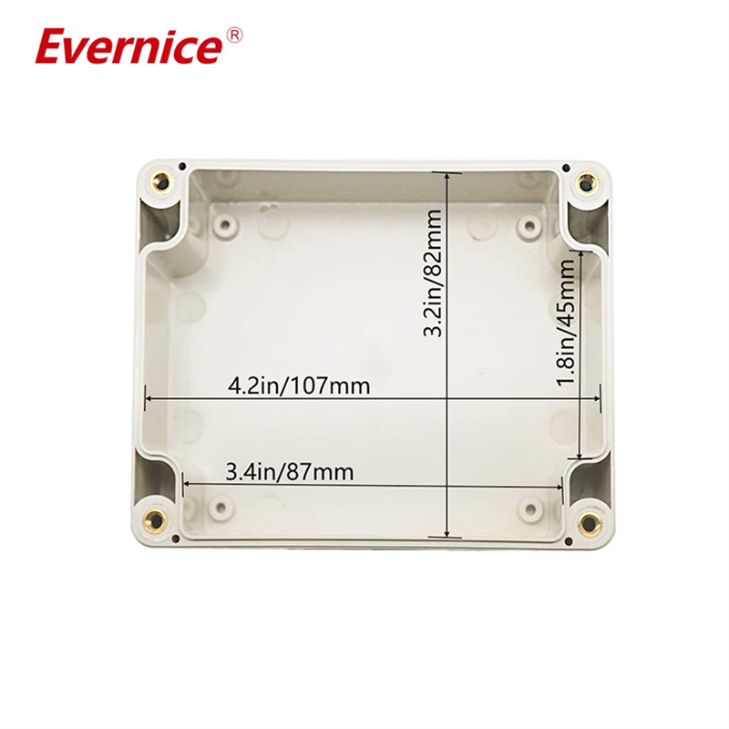 Clear Cover Plastic Enclosure Transparent electronics enclosure Junction box PCB electronic components box 115*90*55mm