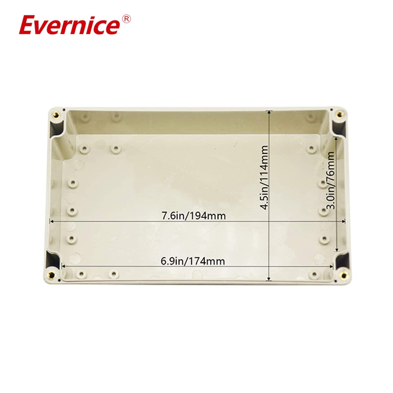 Clear Cover Plastic Enclosure Transparent electronics enclosure Junction box PCB electronic components box 200*120*113mm