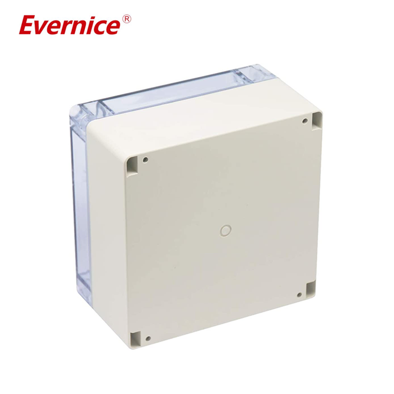 Clear Cover Plastic Enclosure Transparent electronics enclosure Junction box PCB electronic components box 160*160*90mm