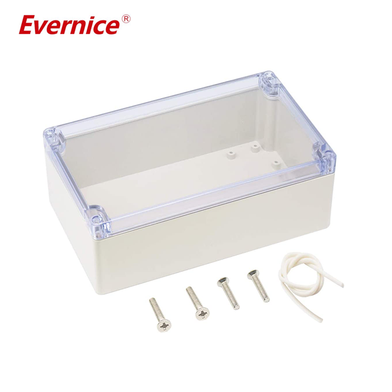 Clear Cover Plastic Enclosure Transparent electronics enclosure Junction box PCB electronic components box 200*120*75mm