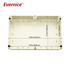 Clear Cover Plastic Enclosure Transparent electronics enclosure Junction box PCB electronic components box 230*150*87mm