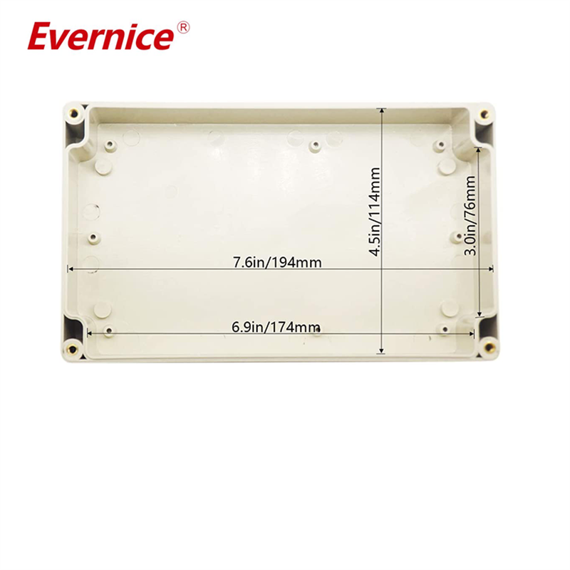 Clear Cover Plastic Enclosure Transparent electronics enclosure Junction box PCB electronic components box 200*120*56mm