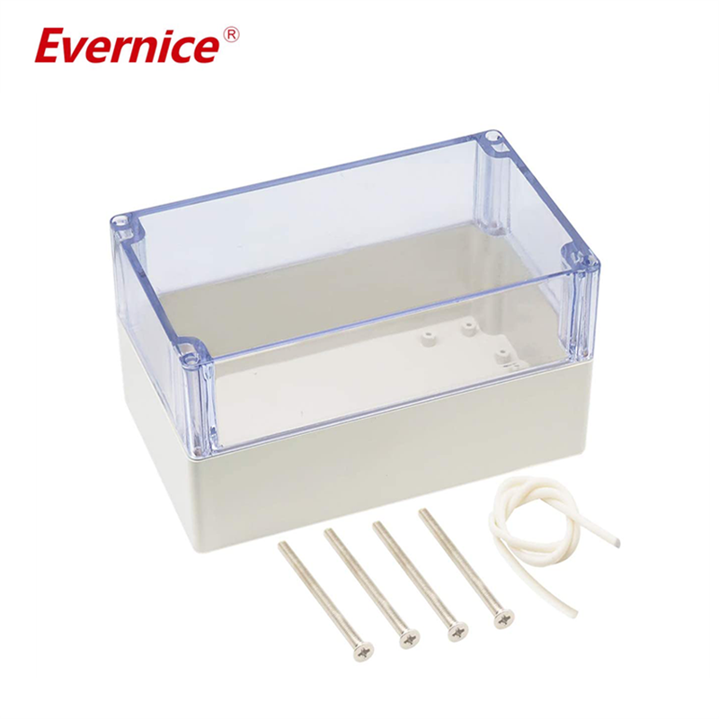 Clear Cover Plastic Enclosure Transparent electronics enclosure Junction box PCB electronic components box 200*120*113mm