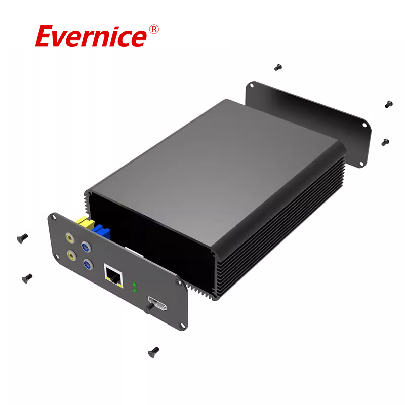 extruded aluminum enclosure metal enclosure electronics box 120*45mm-L