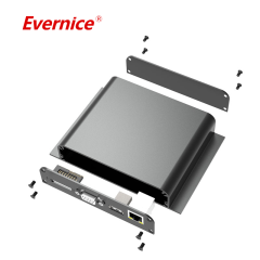 Customized prototype Metal Stamping aluminum enclosure electronics box 144*28mm-L