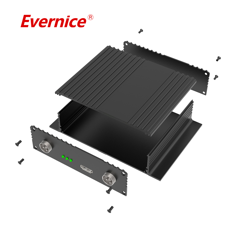 factory price small aluminum enclosure electronics instrument enclosure box case PCB housing 147*36mm-L