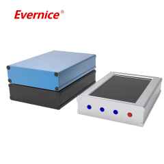 extruded aluminum enclosure box electronics instrument enclosure box case PCB housing 74*22mm-L