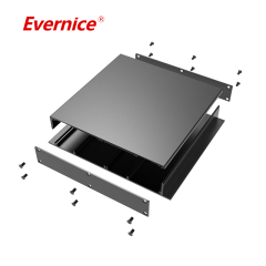 aluminum enclosure sheet metal fabrication shell case electronics enclosure housing box 170*26mm-L