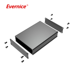 extruded aluminum enclosure box electronics instrument enclosure box case PCB housing 74*22mm-L