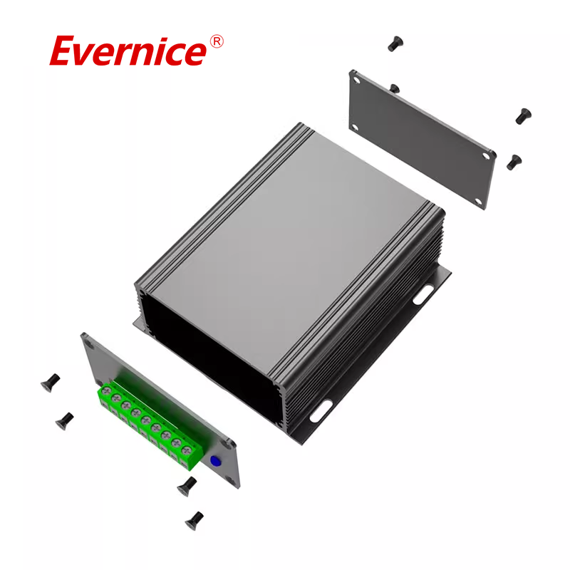 OEM Stamping anodized aluminum case box electronic project enclosure junction box 88*39mm-L