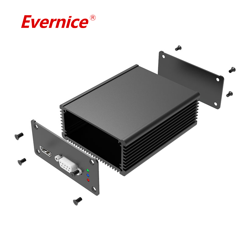 aluminum enclosure box electronics enclosure box case PCB enclosure housing control box 80*37.5mm-L