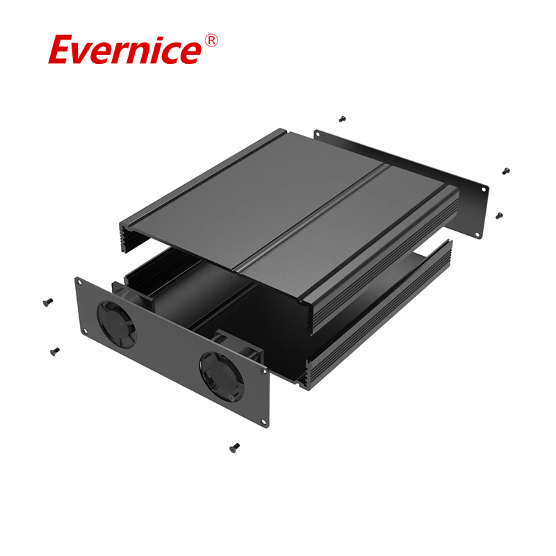 Anodizing Aluminum Metal Enclosure Case Shell Parts Fabrication PCB electronics enclosure housing case 178*52mm-L