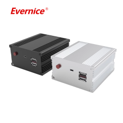 OEM Stamping anodized aluminum extrusion enclosure metal fabrication electronics enclosure junction box 90*50mm-L