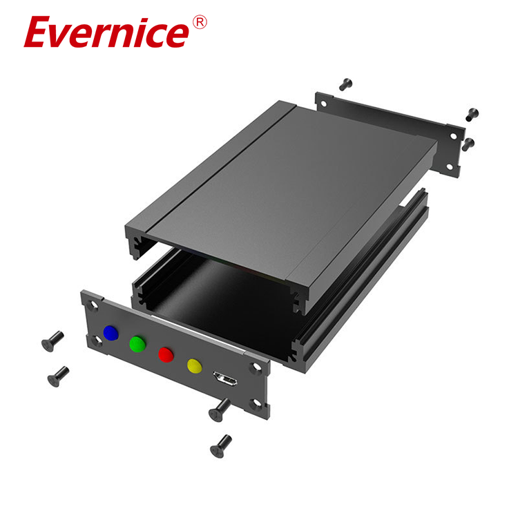 Anodizing Aluminum Alloy enclosure metal fabrication electronics enclosure housing box case instrument enclosure project box 65*22mm