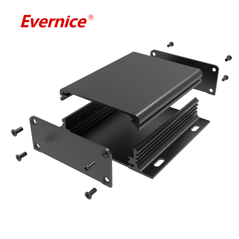 custom aluminum enclosure Metal Stamping prototype electronic enclosure case box 84*25mm-L