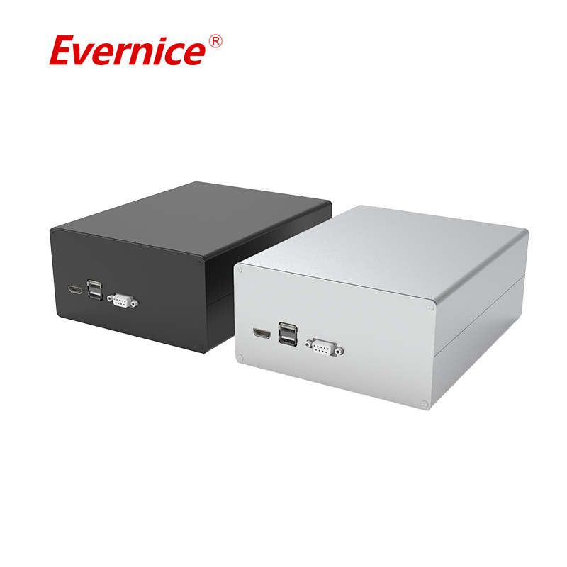 Anodizing Aluminum Metal Enclosure Case Shell Parts Fabrication electronic enclosure box 160*80mm-L