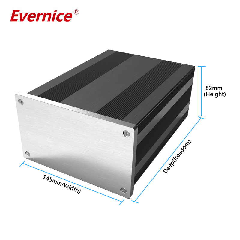 145*82mm-L aluminum enclosure electronics enclosure box for instrumentation