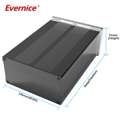 106*55mm-L aluminum enclosure electronics enclosure box for instrumentation
