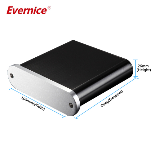 108*26mm-L aluminum enclosure electronics enclosure box for instrumentation
