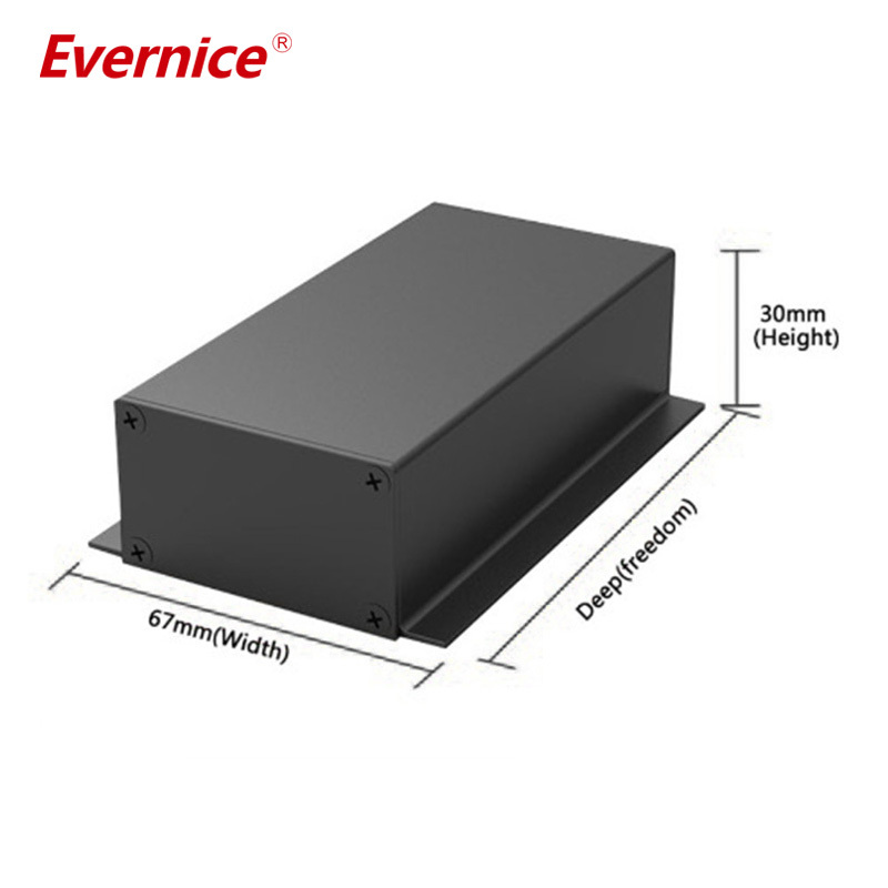 67*30mm-L aluminum enclosure electronics enclosure box for instrumentation