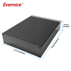 114*33mm-L aluminum enclosure electronics enclosure box for instrumentation