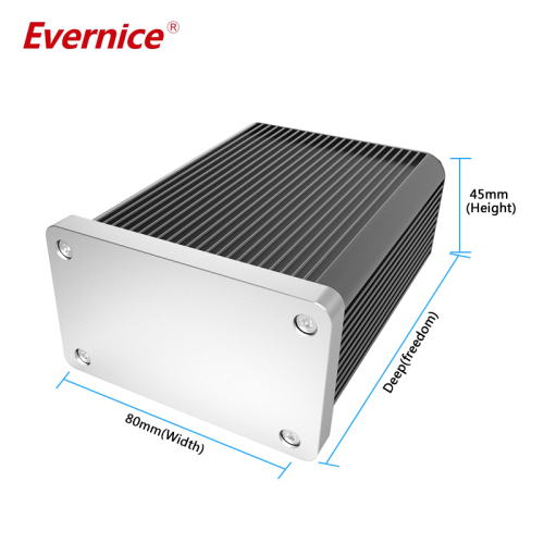 80*45mm-L aluminum enclosure electronics enclosure box for instrumentation