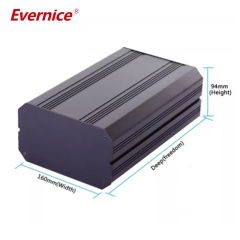 160*94mm-L aluminium casing sheet metal box manufacturer panel box pcb case