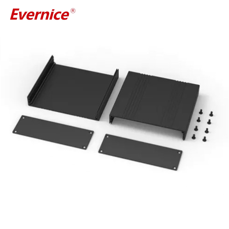 168*54mm-L aluminium project enclosure pcb box black case pcb outdoor equipment