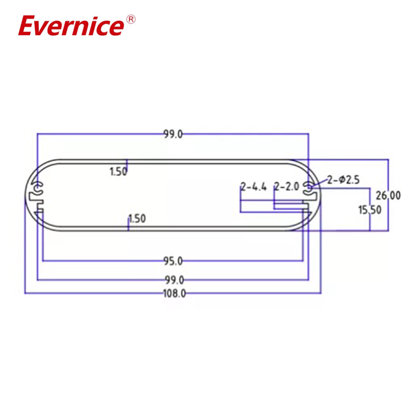 108*26mm-L Aluminium Enclosure for communication Aluminium Enclosure for