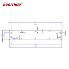 170*31mm-L aluminum enclosure electronics enclosure box for audio equipment