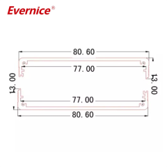 81*24mm-L aluminium case diy electronic project enclosure junction box aluminum for