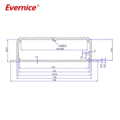 138*39mm-L NEW Silver DIY Aluminum Enclosure PCB Power Shell Electric Project Box Desktop Extruded Aluminum Equipment Enclosure