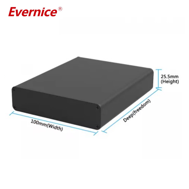 100*25.5mm-L aluminum enclosure electronics enclosure box for telecom devices