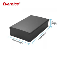 66.2*27.5mm-L aluminum enclosure electronic box for smart control system