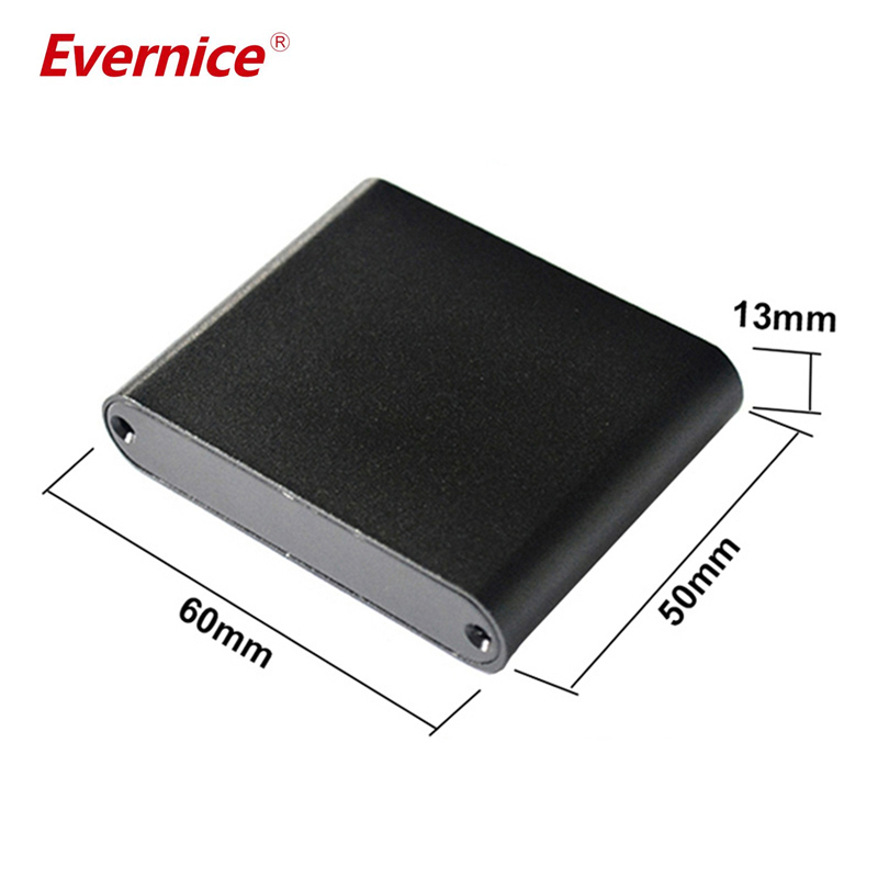 60*13mm-L manufacturer CNC Machining Anodized Aluminum Enclosure box electronics instrument enclosures PCB enclosure Junction Box