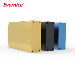 64*25.5mm-L manufacturer CNC Machining Anodized Aluminum Enclosure box electronics instrument enclosures PCB enclosure Junction Box