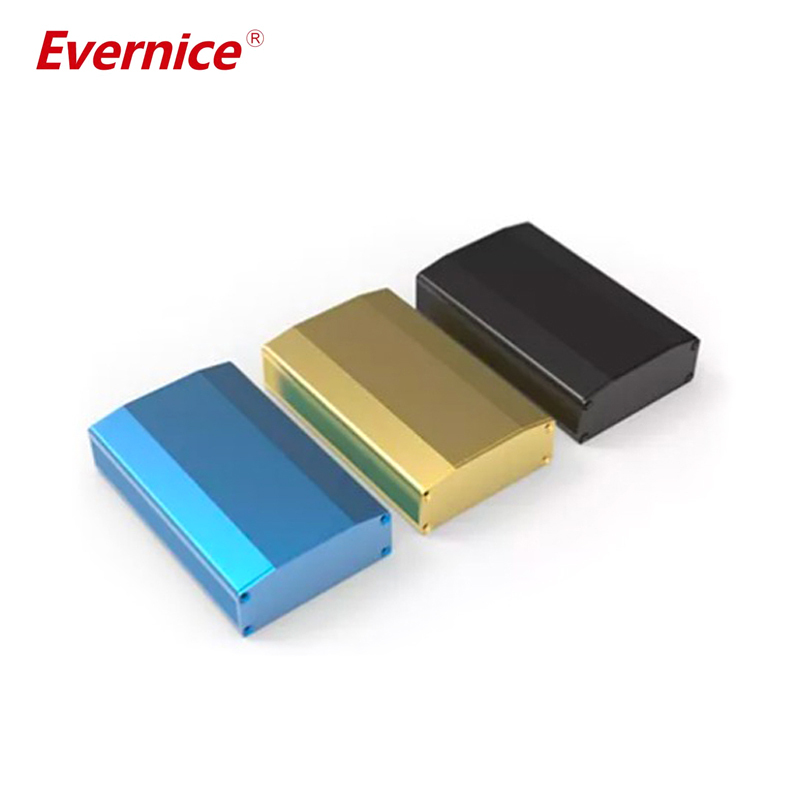 64*25.5mm-L Freemm Extruded Aluminum Electronic Enclosure Aluminum Extrusion Enclosure PCB Housing Box