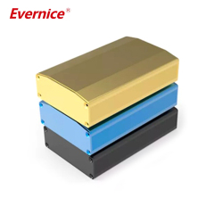 64*25.5mm-L Freemm Extruded Aluminum Electronic Enclosure Aluminum Extrusion Enclosure PCB Housing Box