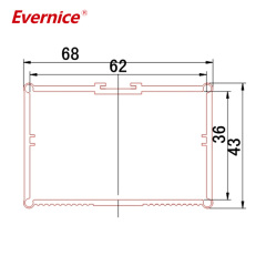 68*43mm-L Extruded Aluminum Case Power Distribution Box